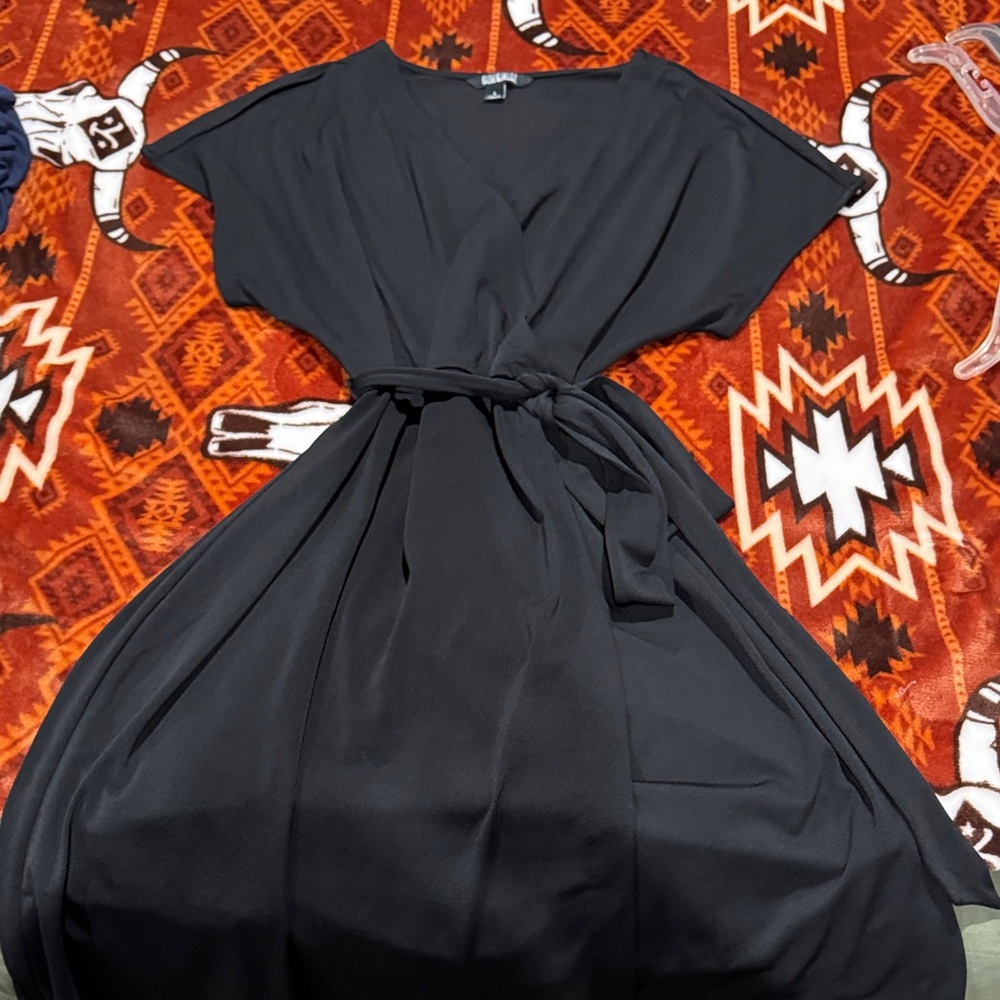 Nicole muller faux wrap dress